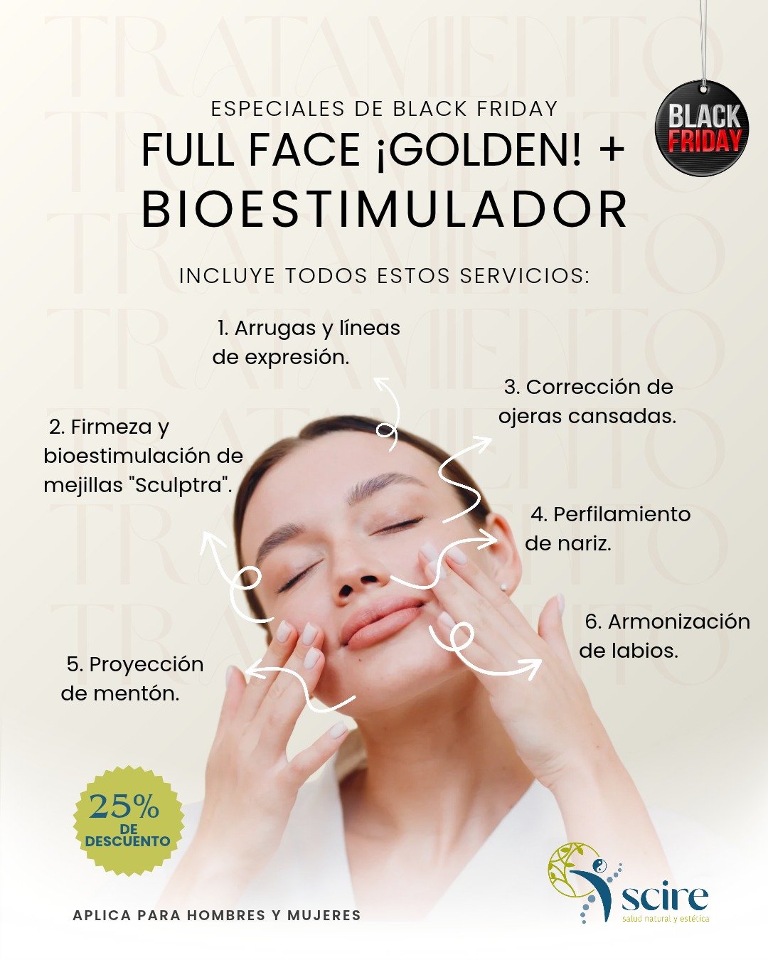 Full Face ¡GOLDEN! + Bioestimulador